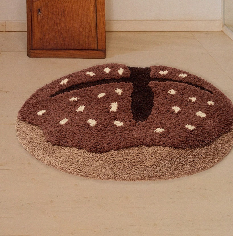 Hot Cross Bun Rug Hotcross Bun 70CM × 60CM Rugs - Tophatter Daily Deals