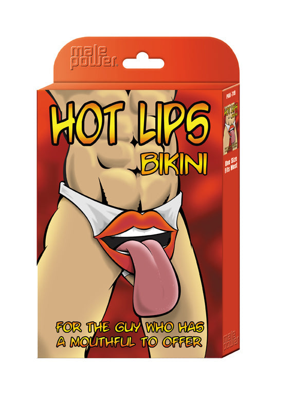 Hot Lips Bikini (Red) – Novelty Underwear > Clothes > Mens Apparel - Tophatter Daily Deals
