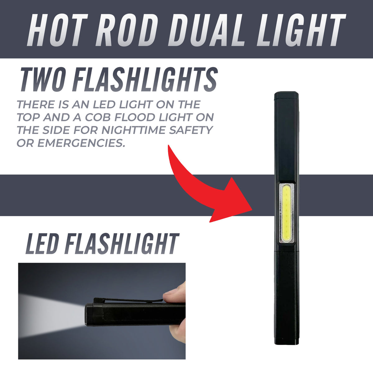Streetwise Hot Rod 50,000,000 Dual Light Stun Gun Stun Gun - Tophatter Daily Deals