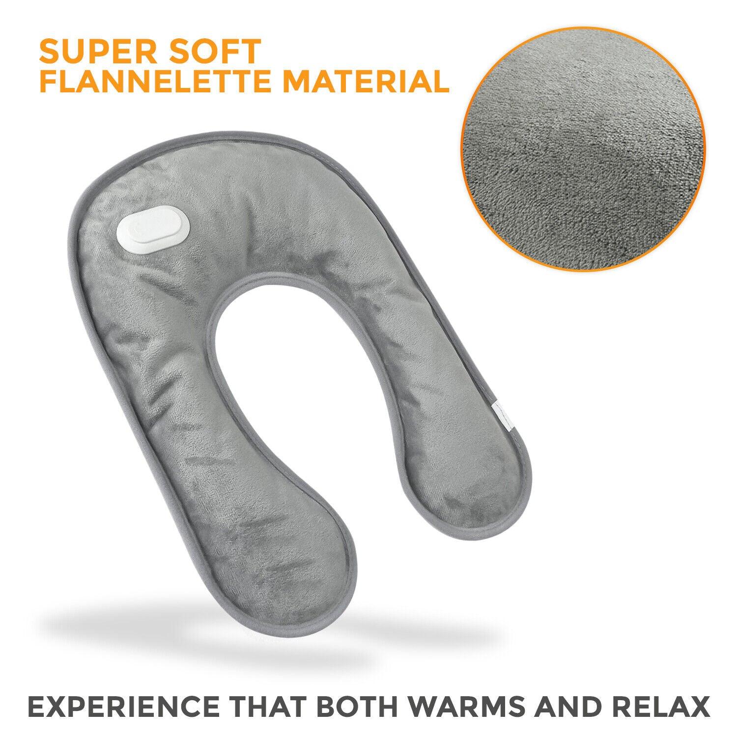 Electric Hot Water Bottle - Rechargeable Neck Shoulder Warmer Massaging Heat Pad Apparel & Accessories - Tophatter Daily Deals