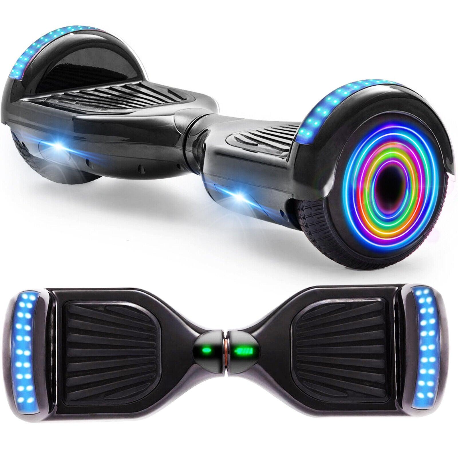 Electric Self Balancing Scooter - 500W Hoverboard For Kids Bluetooth LED Segway Black Sports & Outdoor - Tophatter Daily Deals