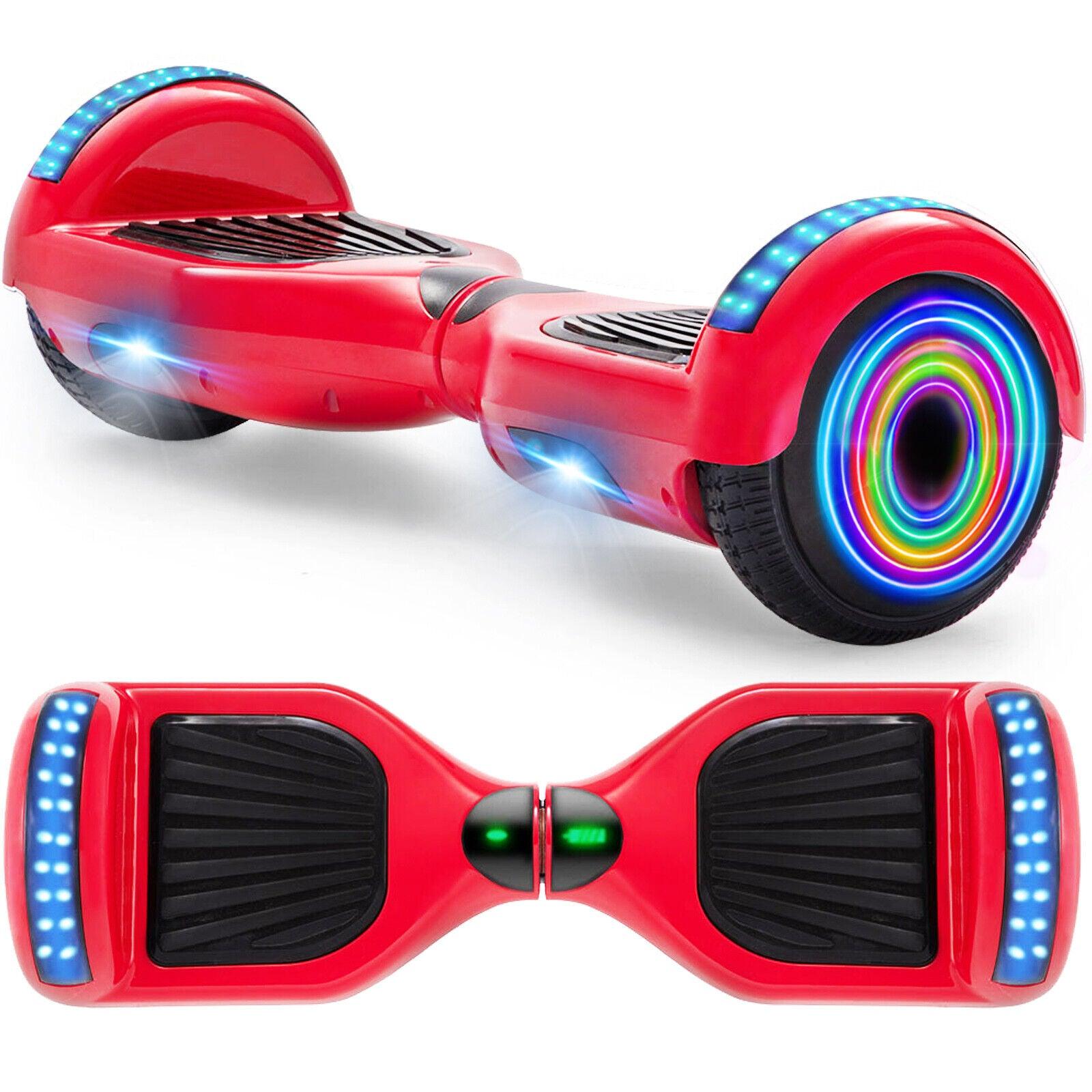 Electric Self Balancing Scooter - 500W Hoverboard For Kids Bluetooth LED Segway Sports & Outdoor - Tophatter Daily Deals