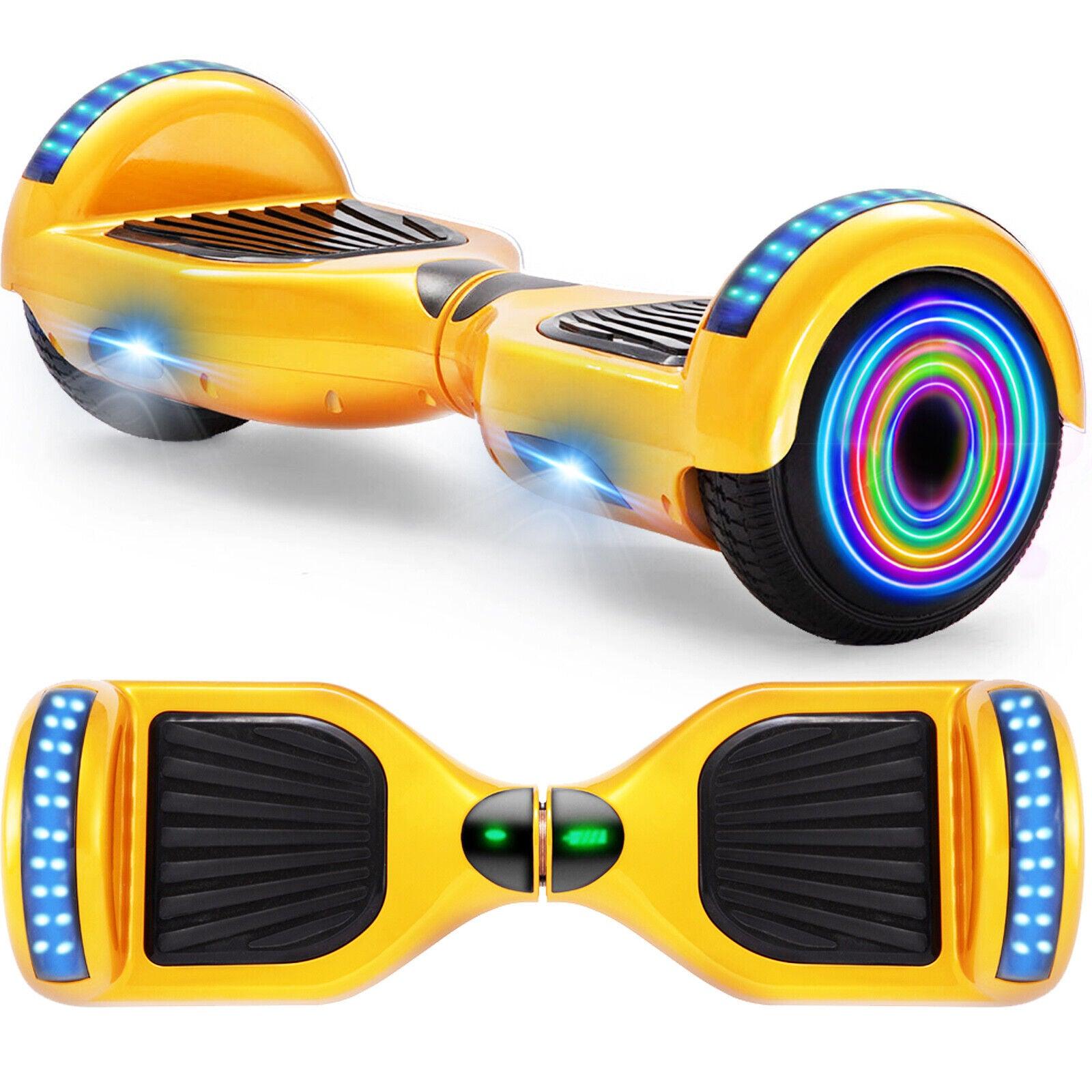 Electric Self Balancing Scooter - 500W Hoverboard For Kids Bluetooth LED Segway Sports & Outdoor - Tophatter Daily Deals