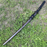 Japanese Traditional Katana Mitsudomoe Kamon Carbon Steel Blade - Tophatter Daily Deals