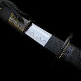 Japanese Traditional Katana Mitsudomoe Kamon Carbon Steel Blade - Tophatter Daily Deals