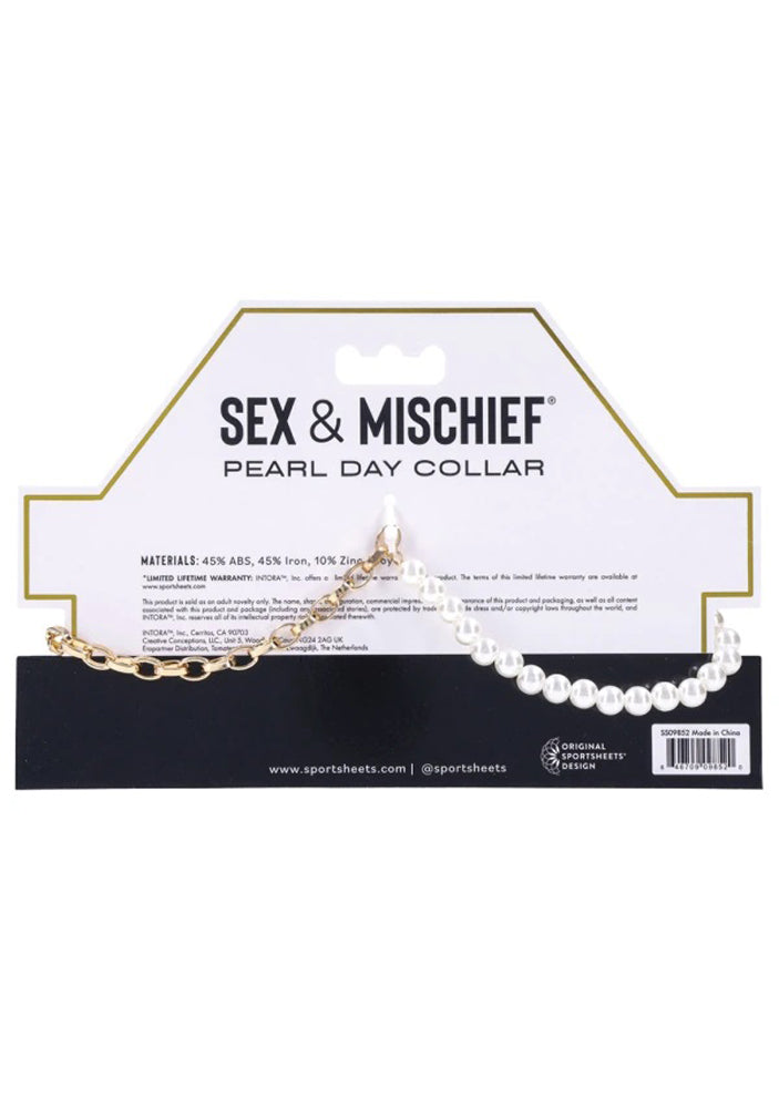 Sex and Mischief Pearl Day Collar > Bondage Gear > Collars & Leashes - Tophatter Daily Deals