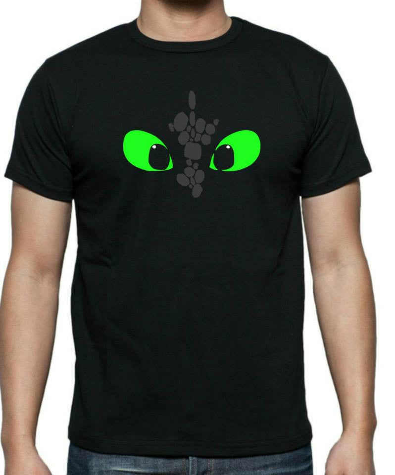 Httyd - Night Fury T-Shirt - Tophatter Daily Deals