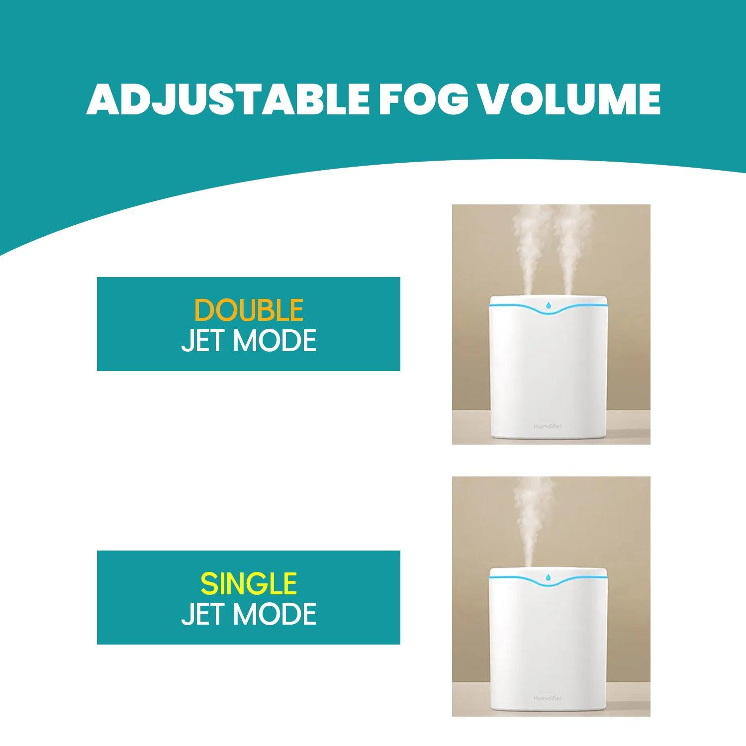 Cool Air Humidifier - 2L Air Purifier Humidifier Double Spray Port Essential Oil Aromatherapy Diffuser Apparel & Accessories - Tophatter Daily Deals