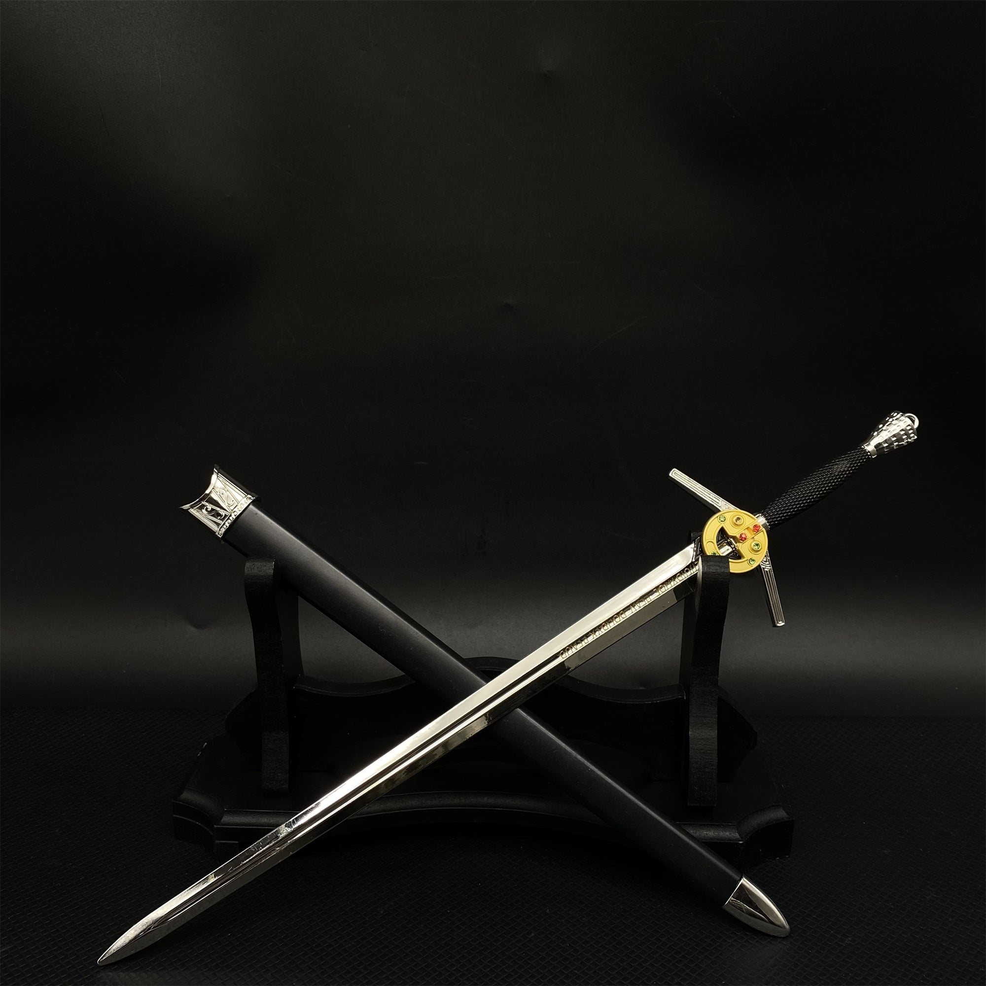Wild Hunt Game Weapon Geralt's Steel Sword Metal Replica - Tophatter Daily Deals