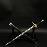 Wild Hunt Game Weapon Geralt's Steel Sword Metal Replica - Tophatter Daily Deals