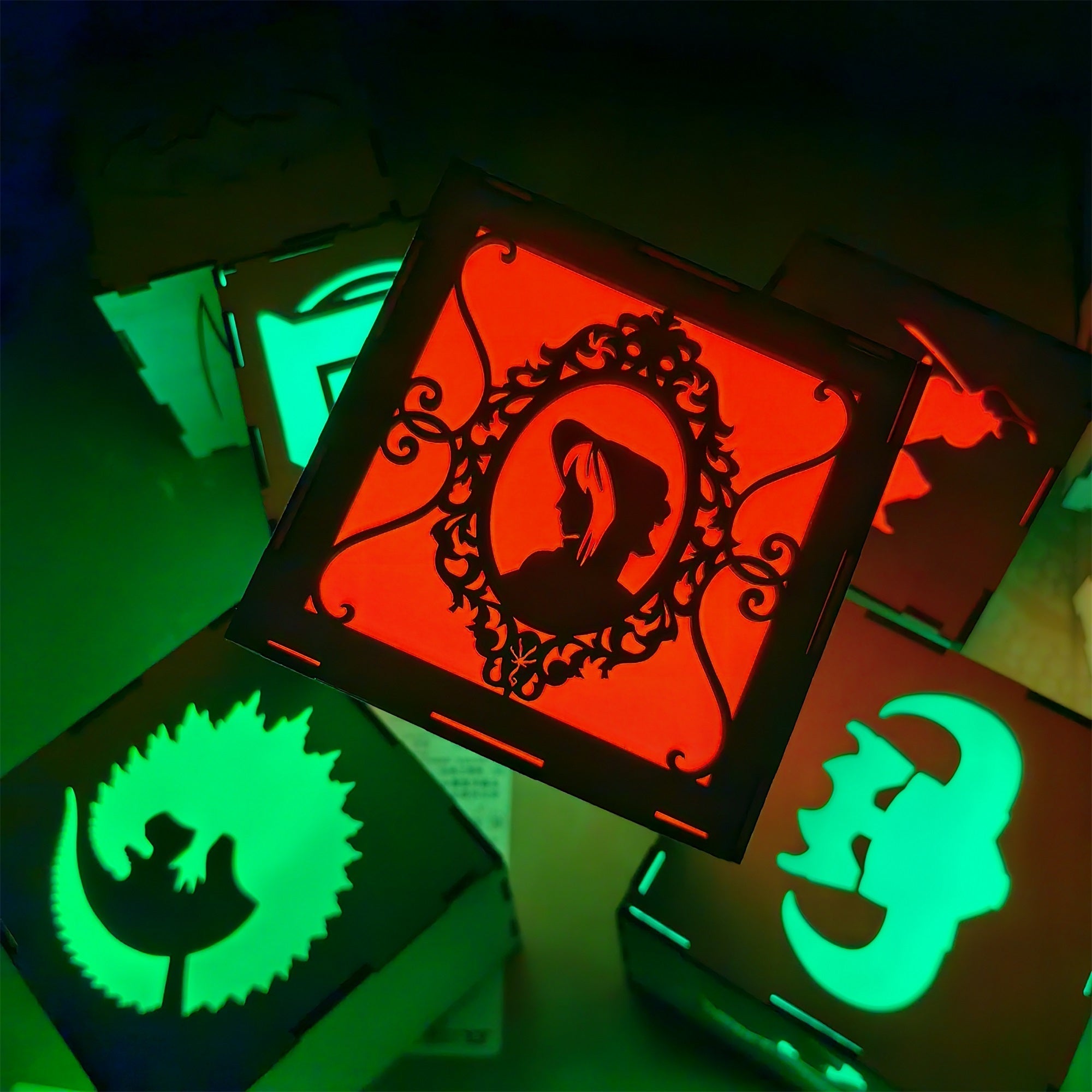 Hunter And Doll Cameos Night Light Room Decor - Tophatter Daily Deals