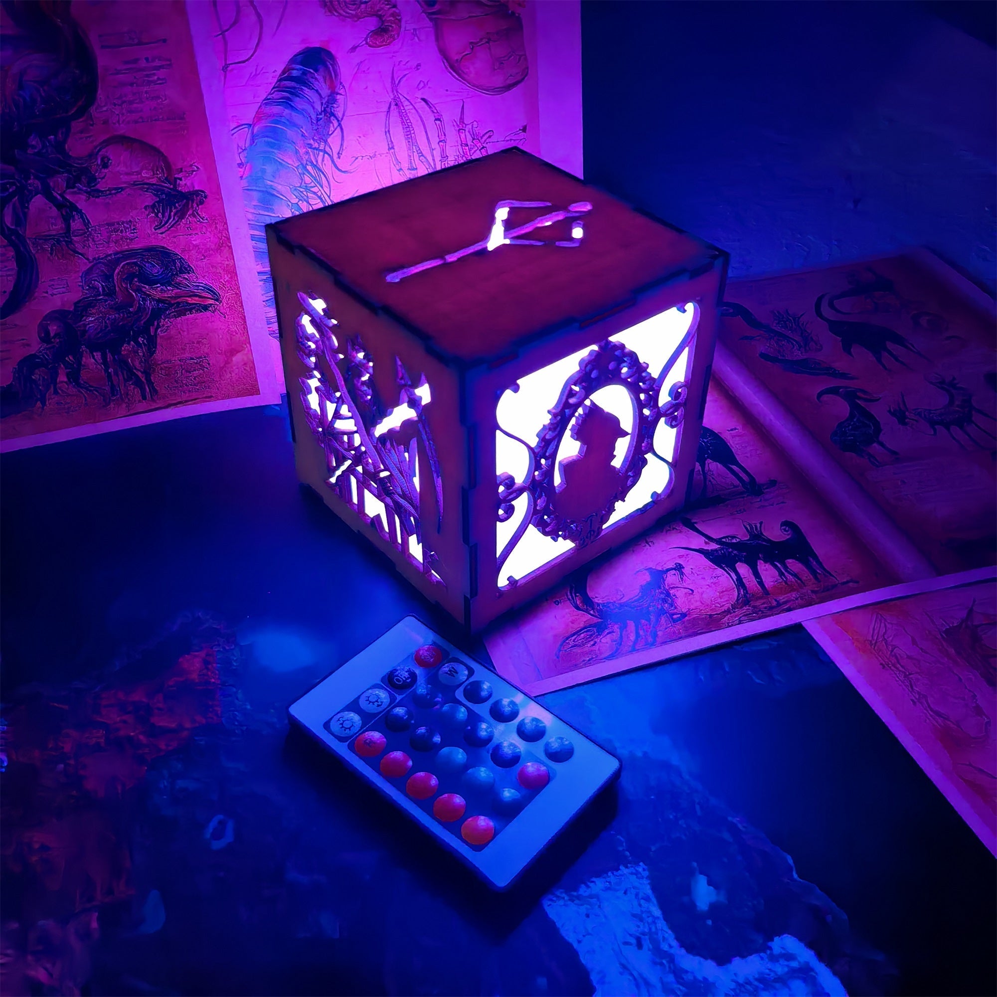 Hunter And Doll Cameos Night Light Room Decor - Tophatter Daily Deals