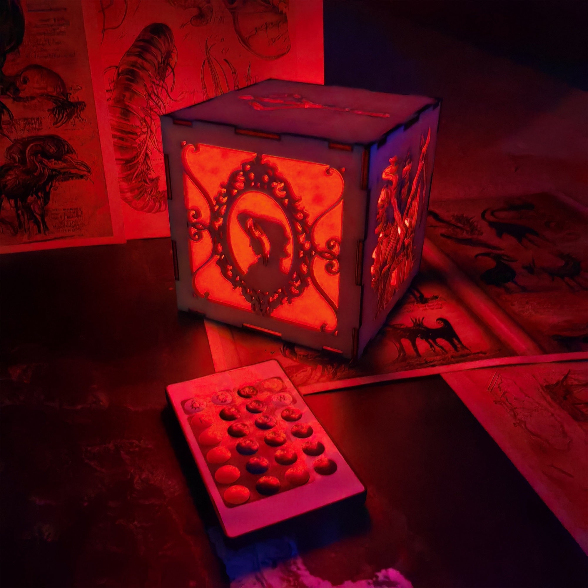 Hunter And Doll Cameos Night Light Room Decor - Tophatter Daily Deals