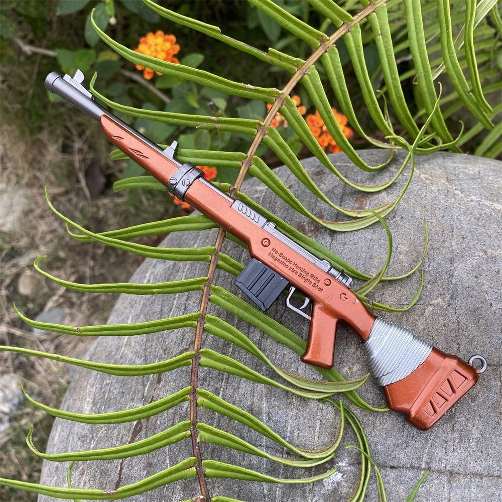 Miniature Metal Hunting Rifle 17CM/6.7" - Tophatter Daily Deals