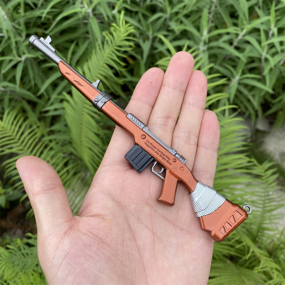 Miniature Metal Hunting Rifle 17CM/6.7" Hunting Rifle Only - Tophatter Daily Deals
