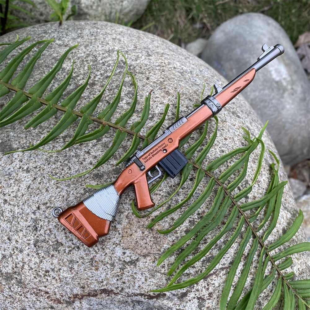 Miniature Metal Hunting Rifle 17CM/6.7" - Tophatter Daily Deals