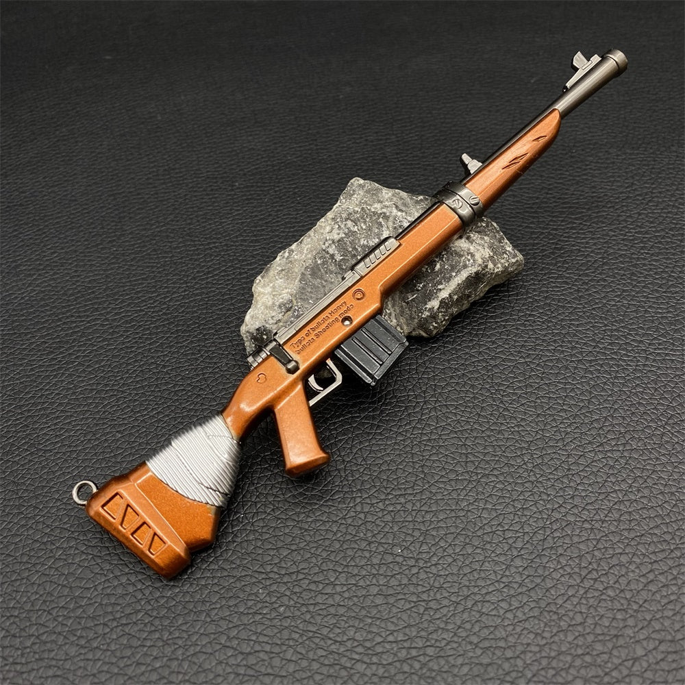 Miniature Metal Hunting Rifle 17CM/6.7" - Tophatter Daily Deals