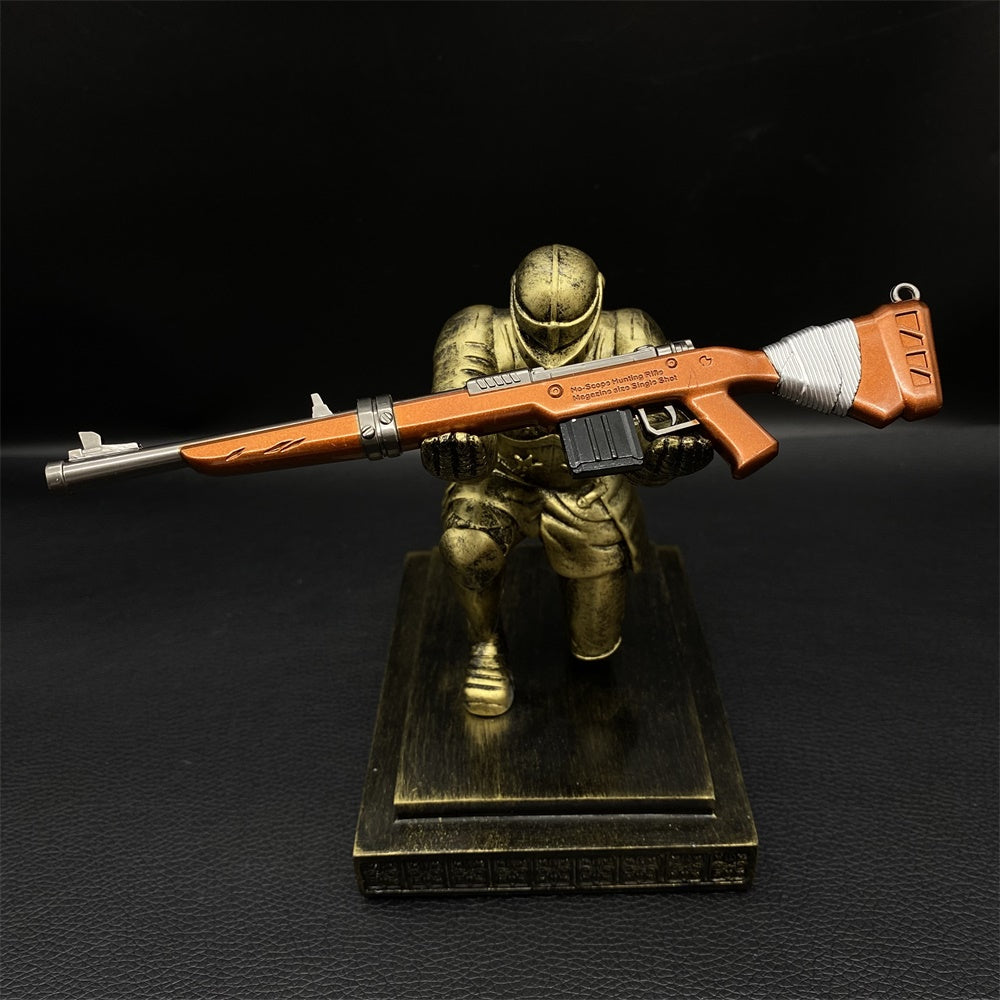 Miniature Metal Hunting Rifle 17CM/6.7" - Tophatter Daily Deals
