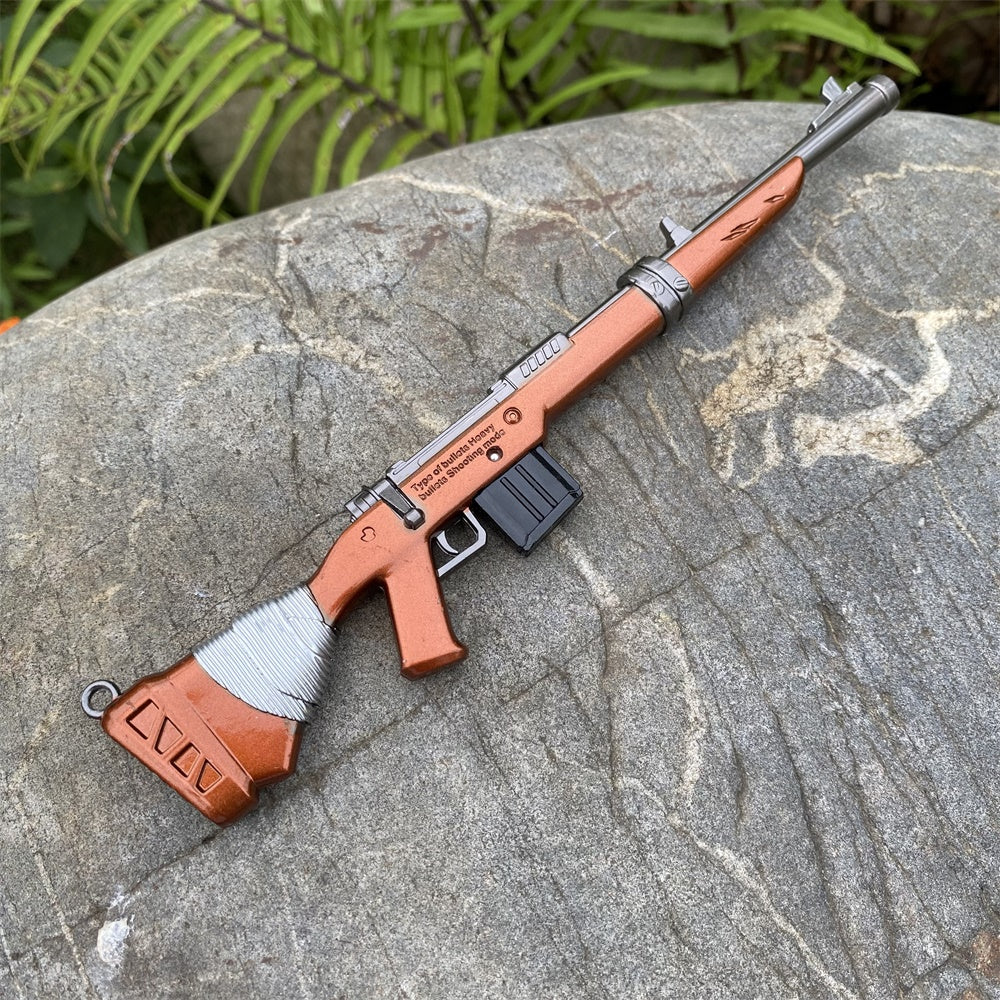 Miniature Metal Hunting Rifle 17CM/6.7" - Tophatter Daily Deals