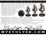 Evolved Black Gem Anal Plug Set – Metal Anal Plug Set > Anal Range > Butt Plug Kits - Tophatter Daily Deals
