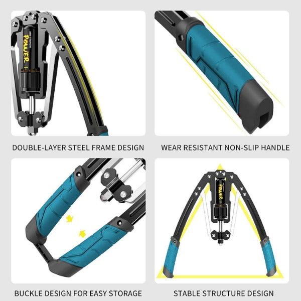 Arm Twister - Adjustable 22-440 lbs Hydraulic Power Twister for Arms Exercise Strengthener Chest Expander Exercise & Fitness - Tophatter Daily Deals