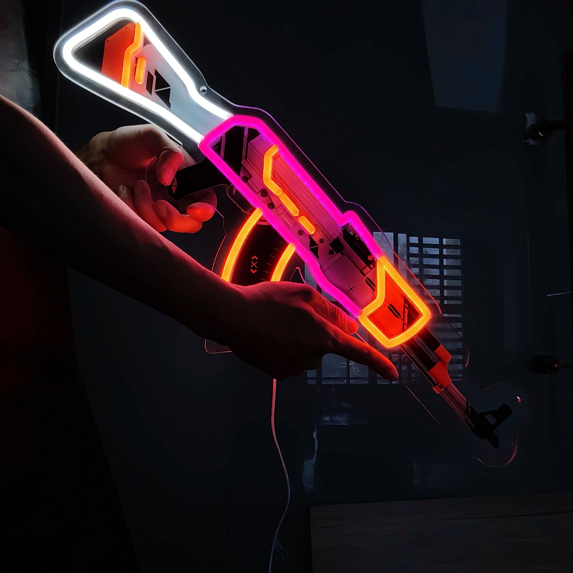 AK47Asiimov Rifle Neon Light Wall Decor - Tophatter Daily Deals
