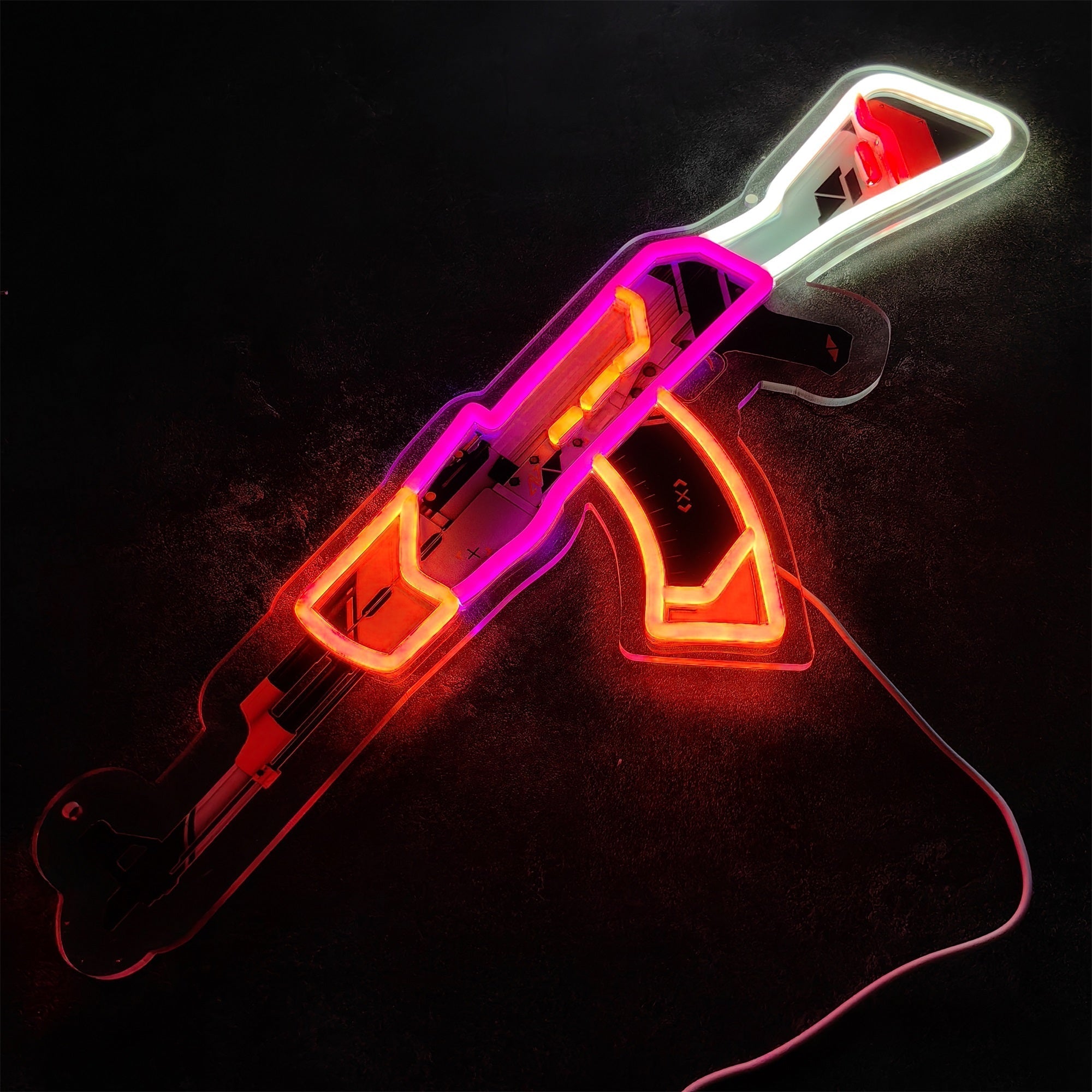 AK47Asiimov Rifle Neon Light Wall Decor - Tophatter Daily Deals