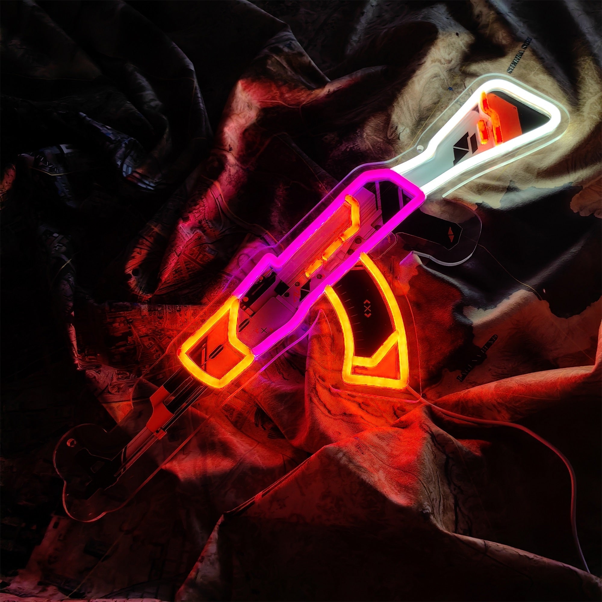 AK47Asiimov Rifle Neon Light Wall Decor - Tophatter Daily Deals