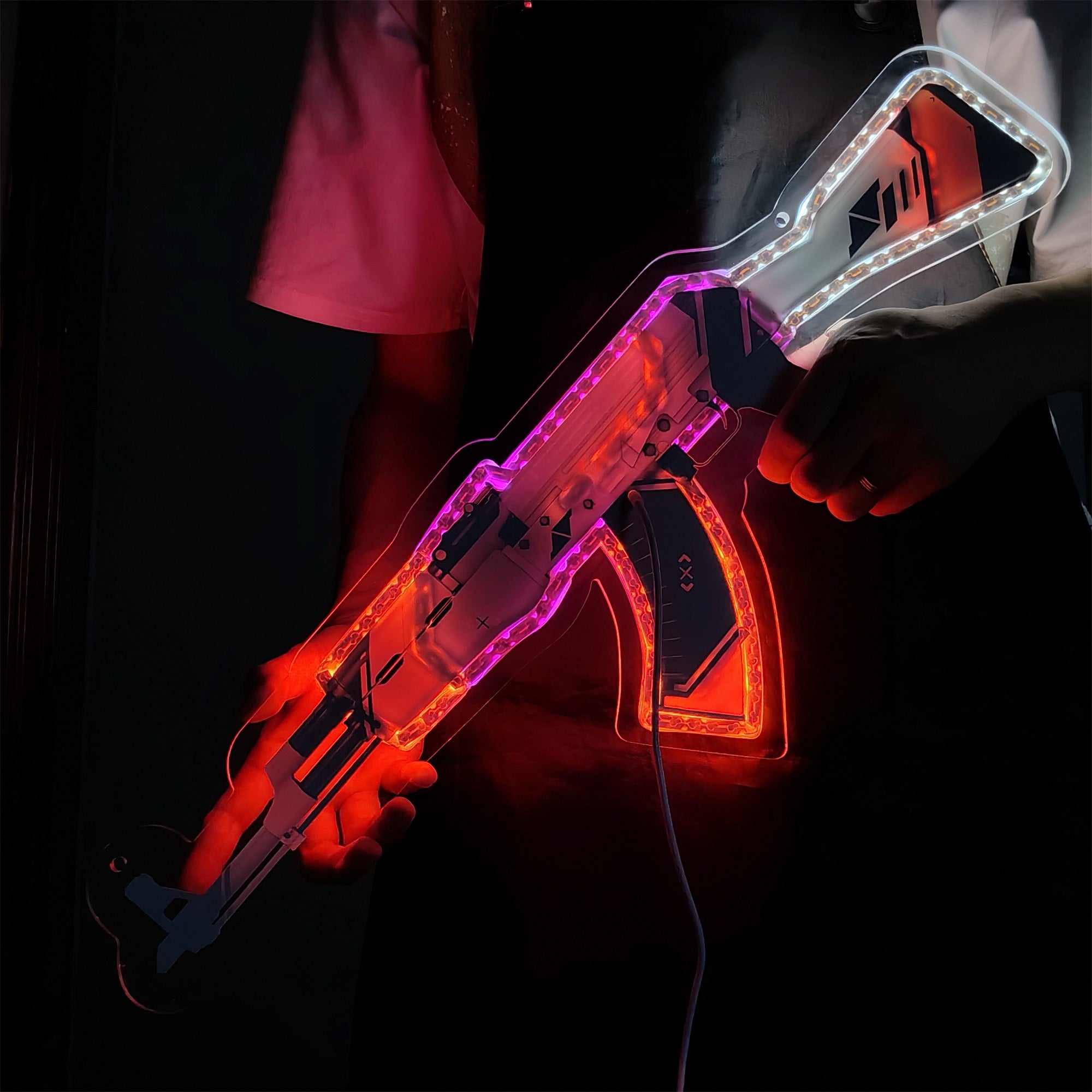 AK47Asiimov Rifle Neon Light Wall Decor - Tophatter Daily Deals