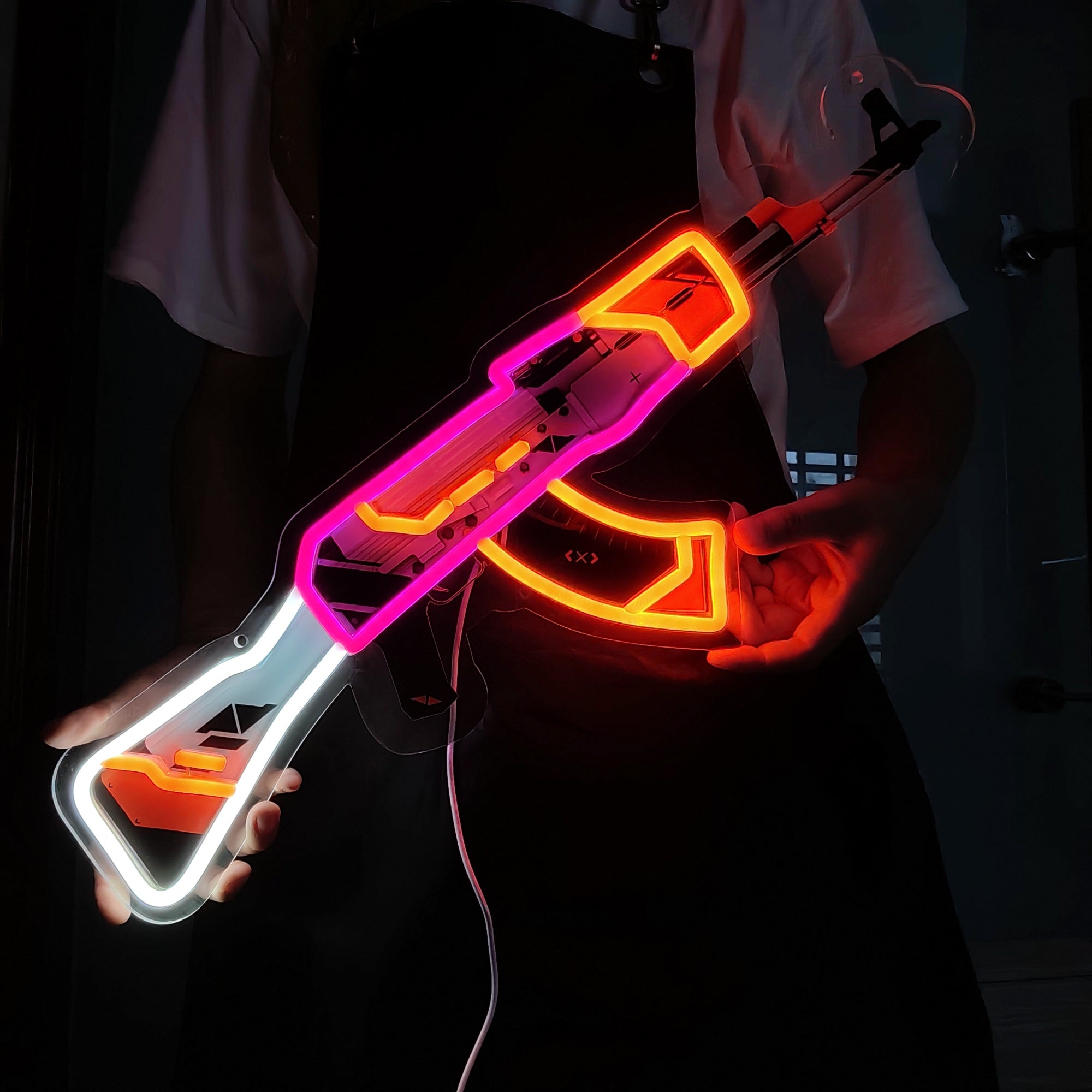 AK47Asiimov Rifle Neon Light Wall Decor - Tophatter Daily Deals