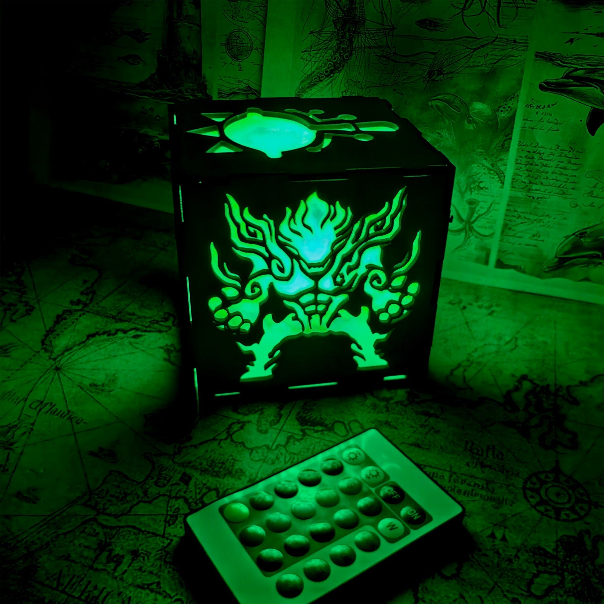Link Master Icon Wooden Cube Light Game Desk Decor - Tophatter Daily Deals