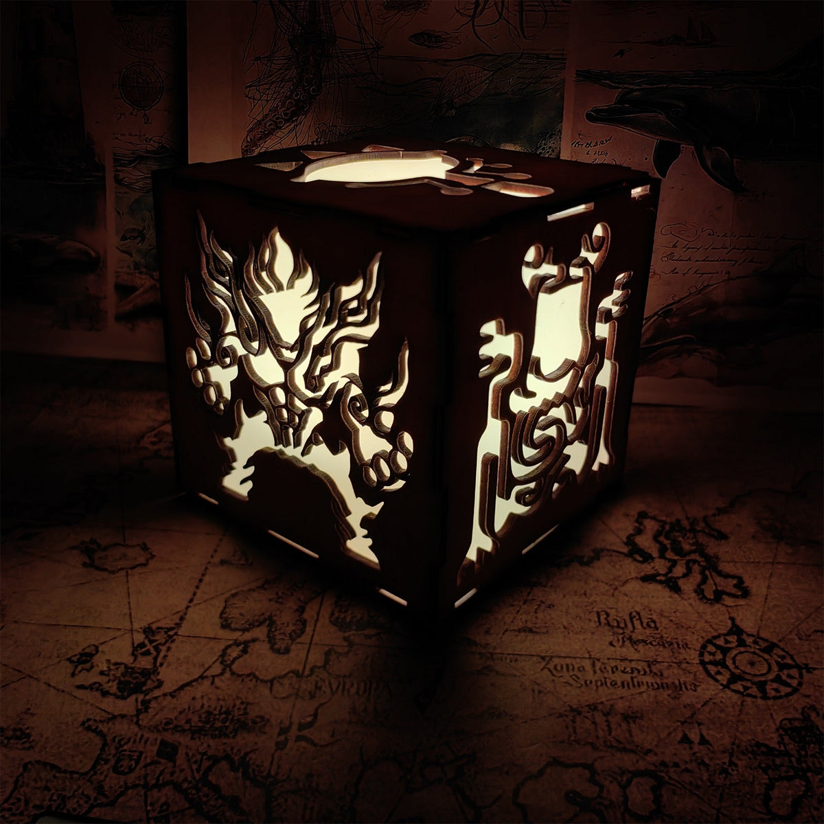 Link Master Icon Wooden Cube Light Game Desk Decor - Tophatter Daily Deals