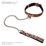 Unleashed Adventure Set 7-Piece Animal Print Faux Leather BDSM Kit with Travel Case > Bondage Gear > Bondage Kits - Tophatter Daily Deals