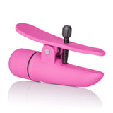 Nipple Play Nipplettes Vibrating Adjustable Nipple Clamps Pink 2.75 Inch Waterproof > Sex Toys > Nipple Suckers - Tophatter Daily Deals