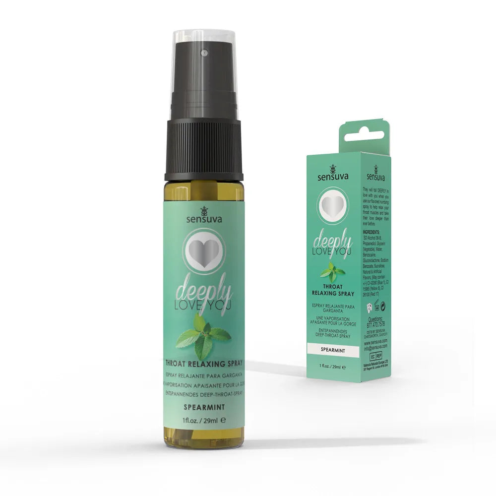 Sensuva Deeply Love You Throat Relaxing Spray – Salted Caramel / Spearmint Flavored Spray > Lube > Oral Gels & Sprays - Tophatter Daily Deals