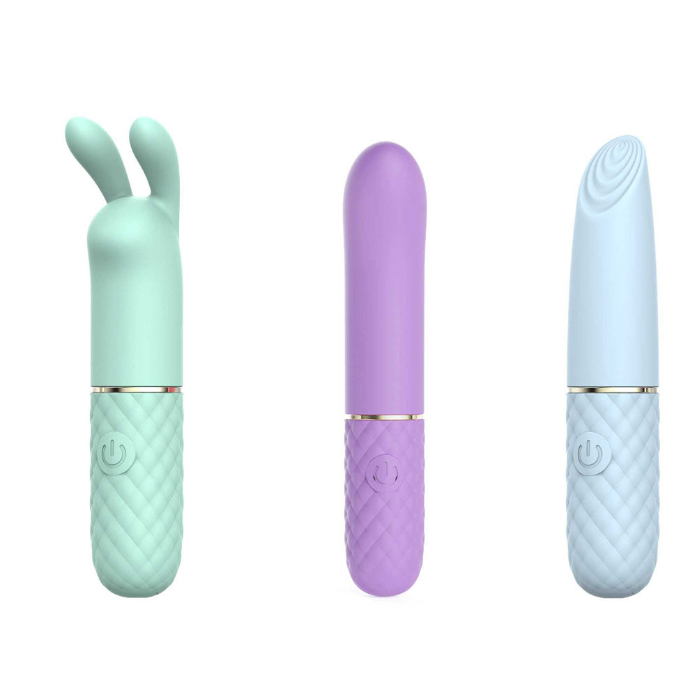 Adam & Eve Triple Pleasures Set – USB Rechargeable Vibrators Set of 3 > Vibrators > Standard Vibrators - Tophatter Daily Deals