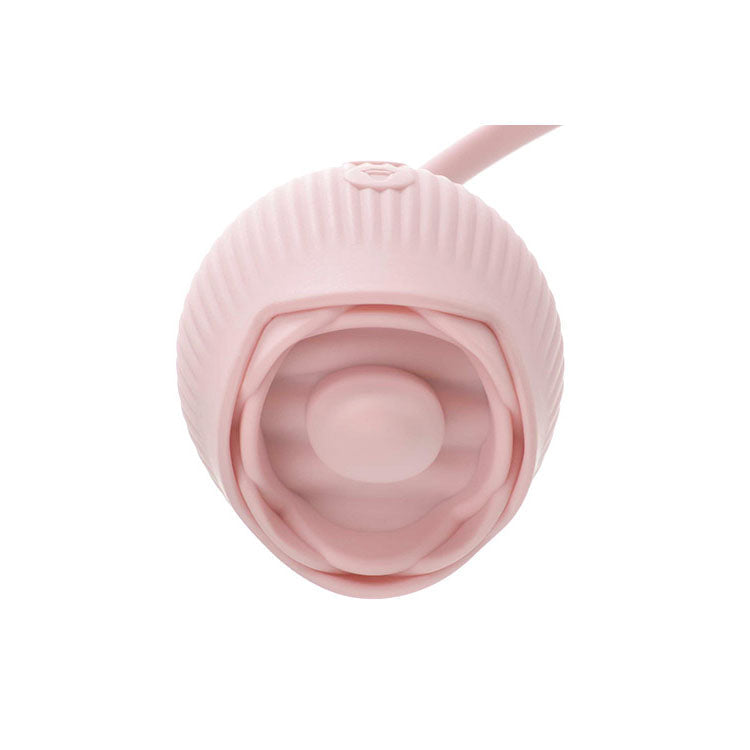 Adam & Eve Thrust & Tickle Rose Vibrator – USB Rechargeable Flickering Thrusting Vibrator > Sex Toys For Ladies > Rose Stimulators - Tophatter Daily Deals