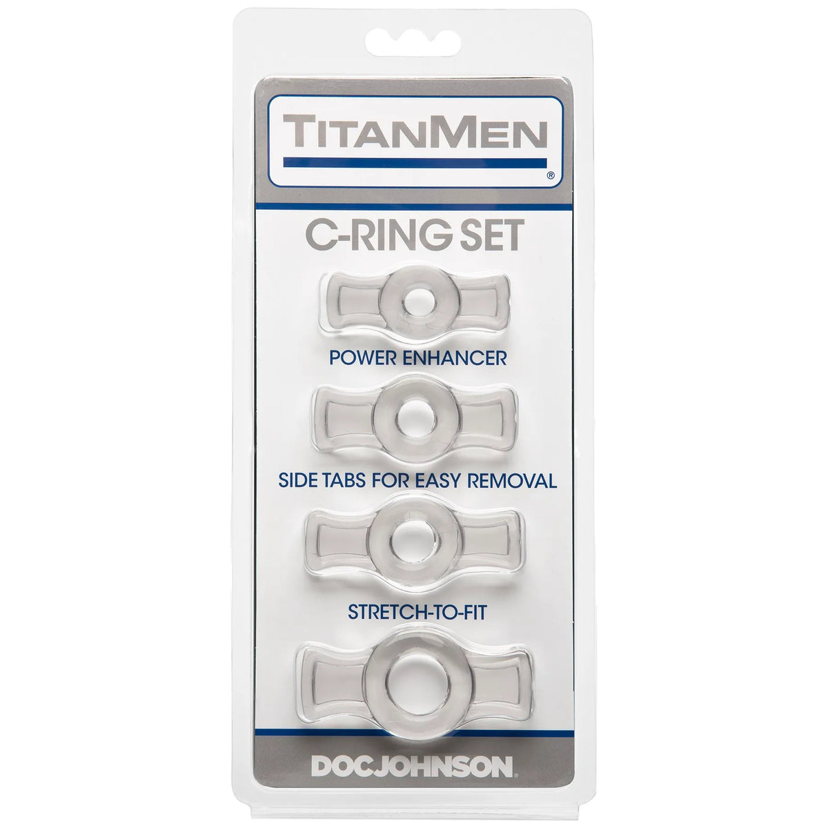 Titanmen Cock Ring Set (Black) – Stretchable Cock Rings Set > Cock Ring > Sets - Tophatter Daily Deals