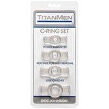 Titanmen Cock Ring Set (Black) – Stretchable Cock Rings Set > Cock Ring > Sets - Tophatter Daily Deals
