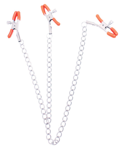 Triple Your Pleasure Clamps & Chain Nipple Clamps - Tophatter Daily Deals