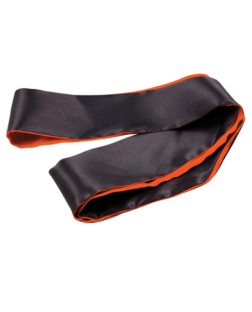 Orange is the New Black Satin Sash Reversible Blindfold Blindfolds - Tophatter Daily Deals