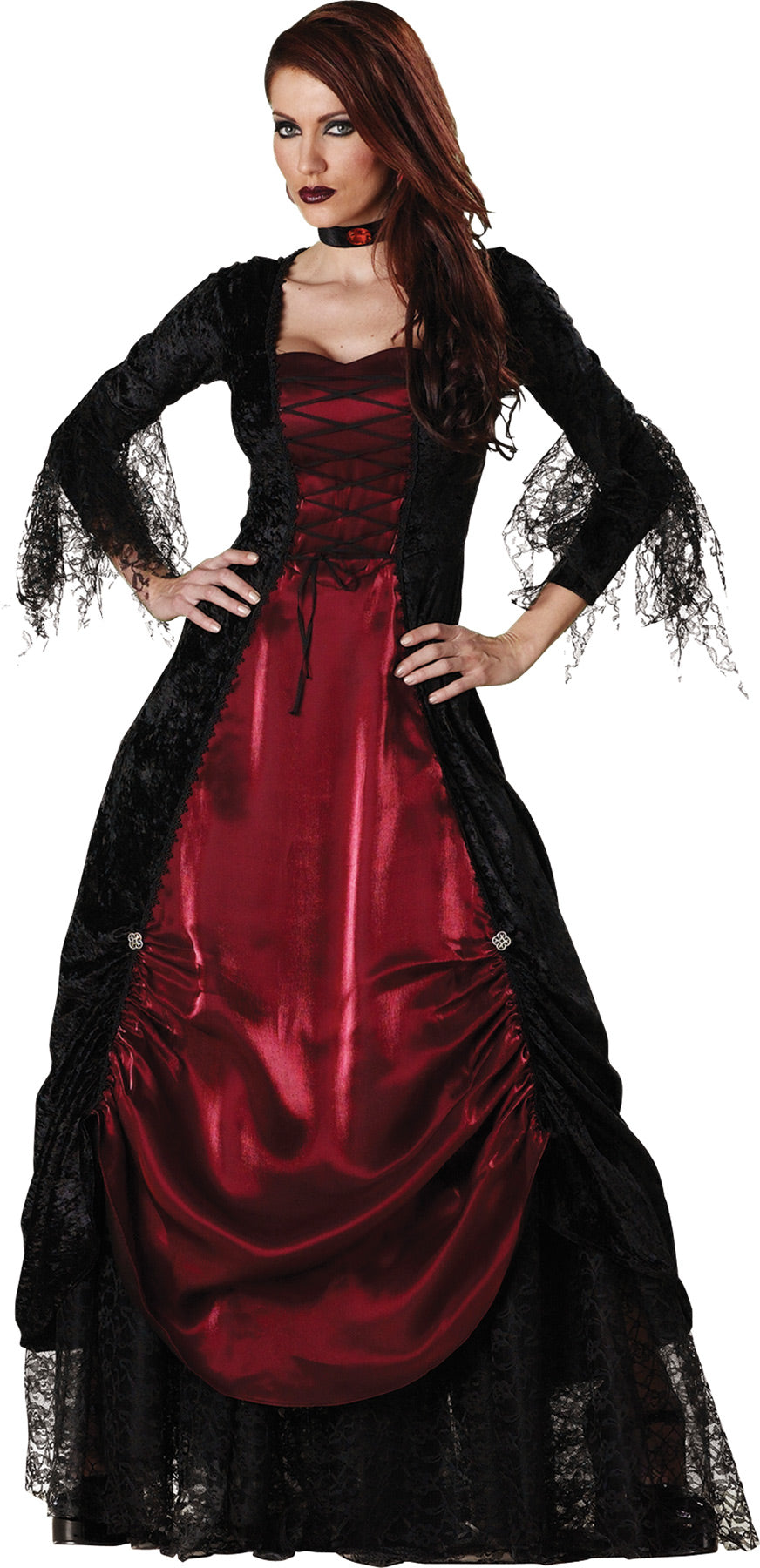 Women's Gothic Vampiress Costume Womens Halloween Costumes - Tophatter Daily Deals
