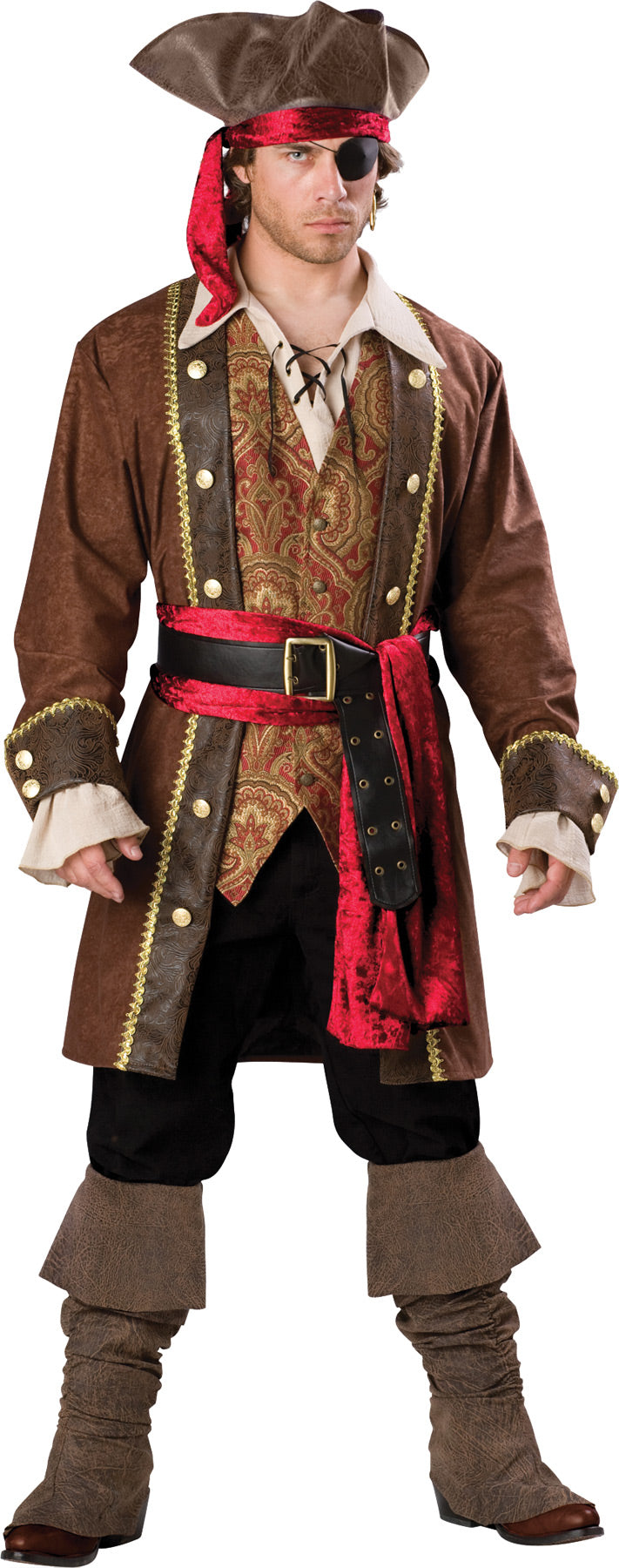 Men's Captain Skullduggery Elite Costume Halloween Skeleton Decorations - Tophatter Daily Deals