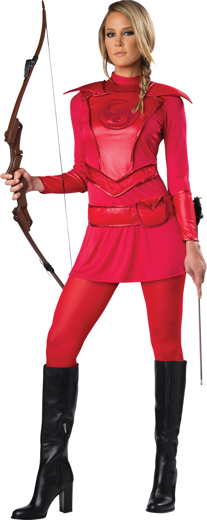 Women's Red Warrior Huntress Costume Womens Halloween Costumes - Tophatter Daily Deals