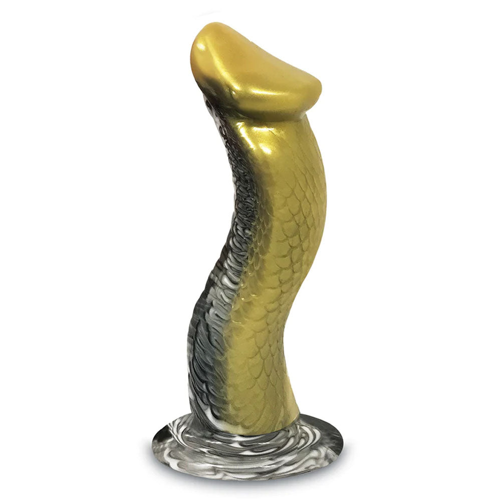 Alien Nation Venomus 8.5 Inch (Silver Gold) Fantasy Silicone Dong > Dildos > Fantasy - Tophatter Daily Deals