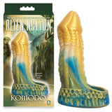 Alien Nation Komodo 6.75" inch Blue Gold Penis Extender Fantasy Sleeve > Sex Toys For Men > Penis Sleeves - Tophatter Daily Deals
