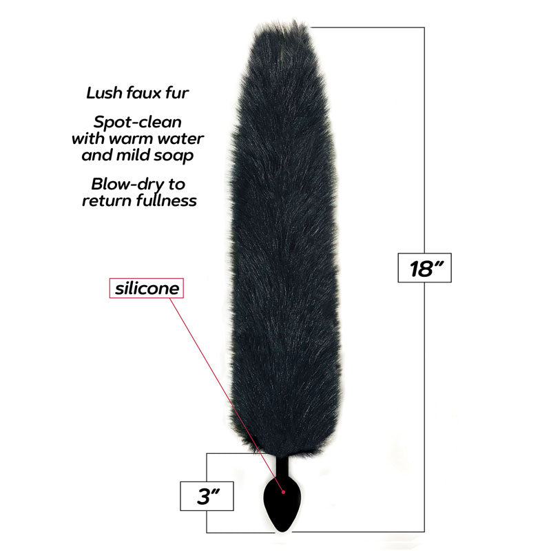 Foxy Fox Tail Silicone Butt Plug – Large Silicone Butt Plug > Anal Range > Tail Butt Plugs - Tophatter Daily Deals