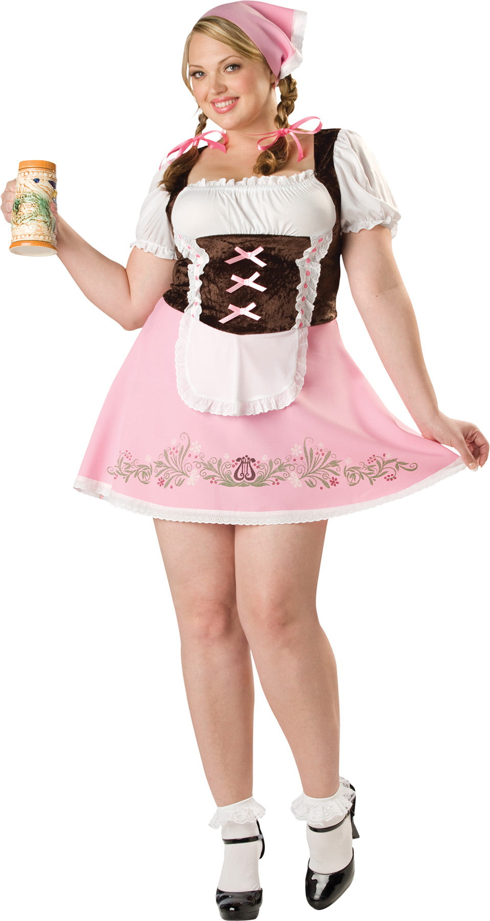 Women's Plus Size Fetching Fraulein Costume Plus Size Halloween Costumes - Tophatter Daily Deals