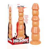 Massive Triple Header Flesh – Large Silicone Dildo > Dildos > Oversized Toys - Tophatter Daily Deals