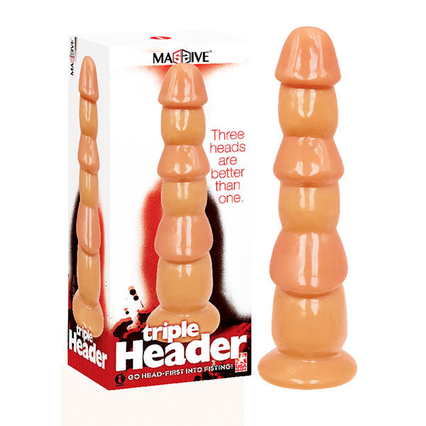 Massive Triple Header Flesh – Large Silicone Dildo > Dildos > Oversized Toys - Tophatter Daily Deals